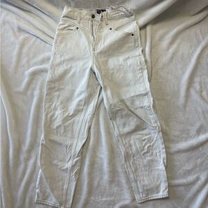 Abercrombie & Fitch High Rise White/Cream Jeans